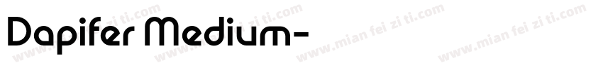 Dapifer Medium字体转换